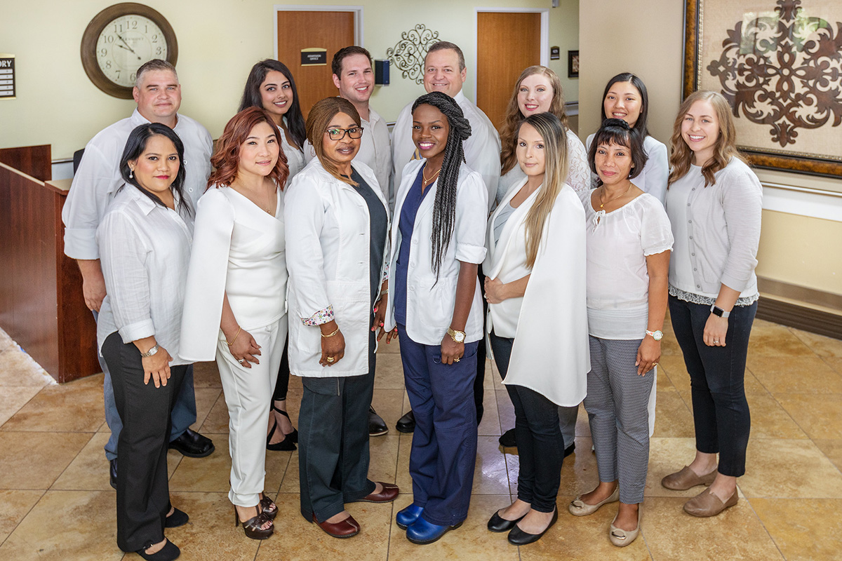 A group of nurses at Whitney Oaks